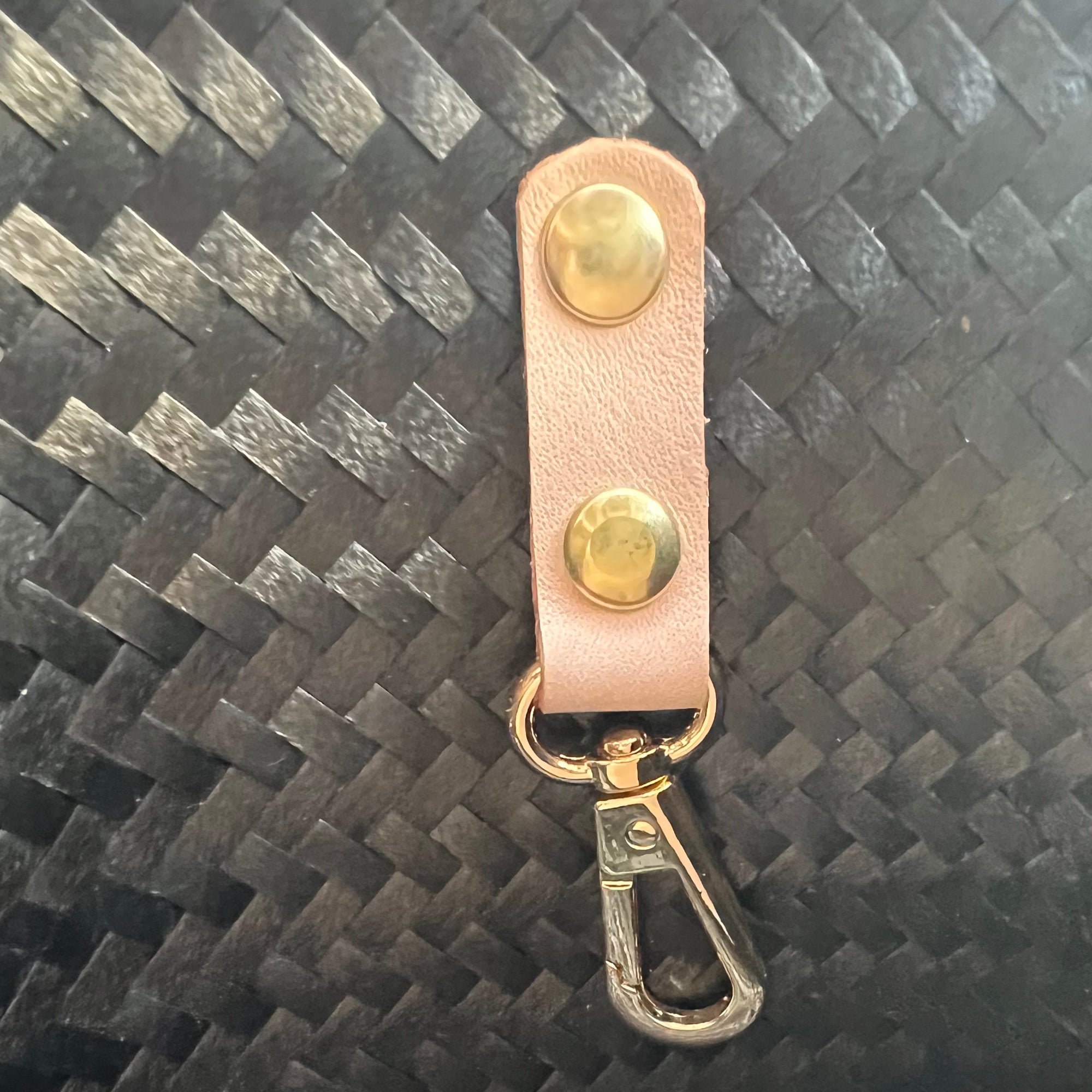 Ana Woven Leather & Plastic Crossbody Bag - OAK & ELK