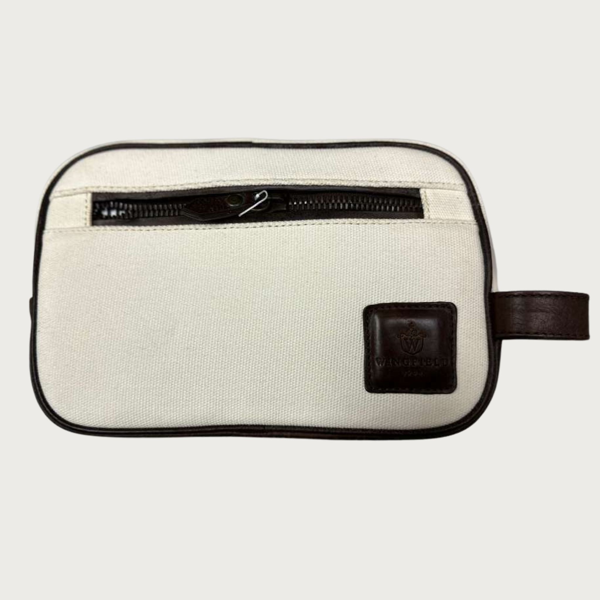 Wingfiel Canvas Dopp Kit – Handcrafted Leather by OAK & ELK