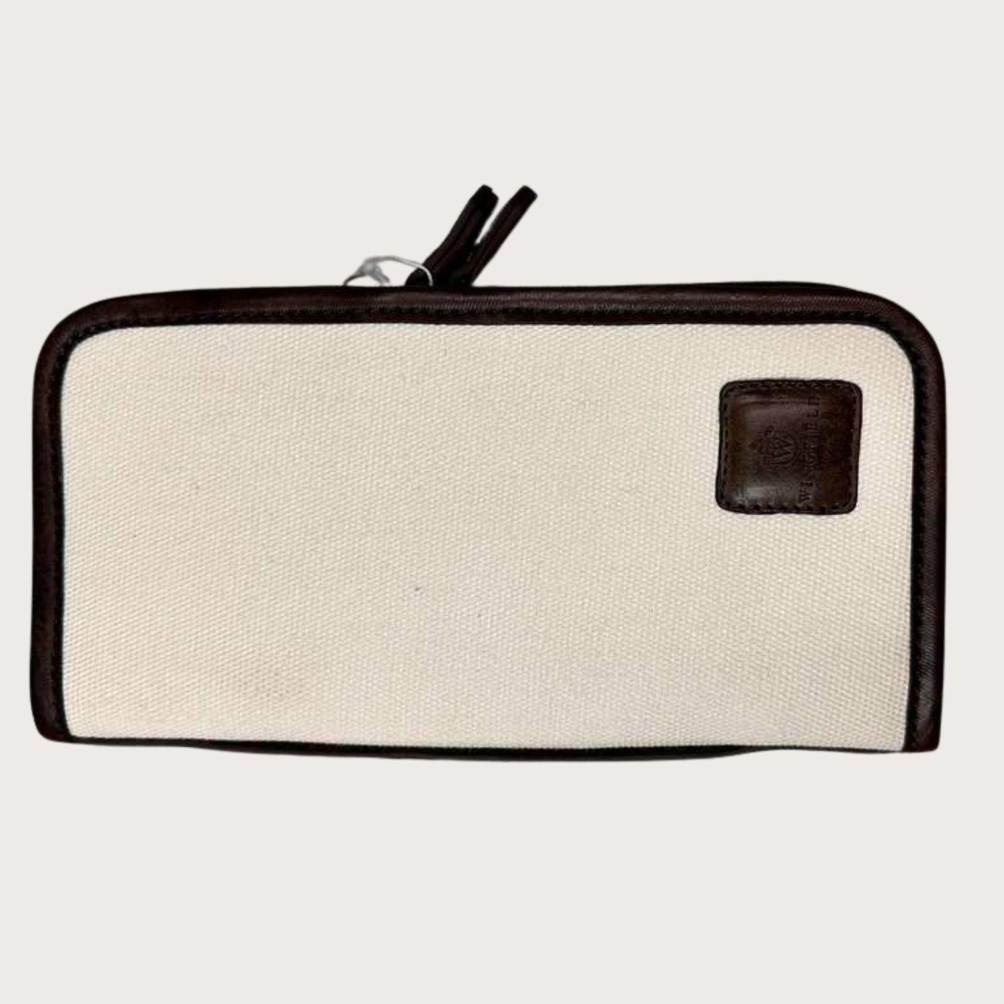 Wingfield Canvas Passport Wallet – Handcrafted Leather by OAK & ELK