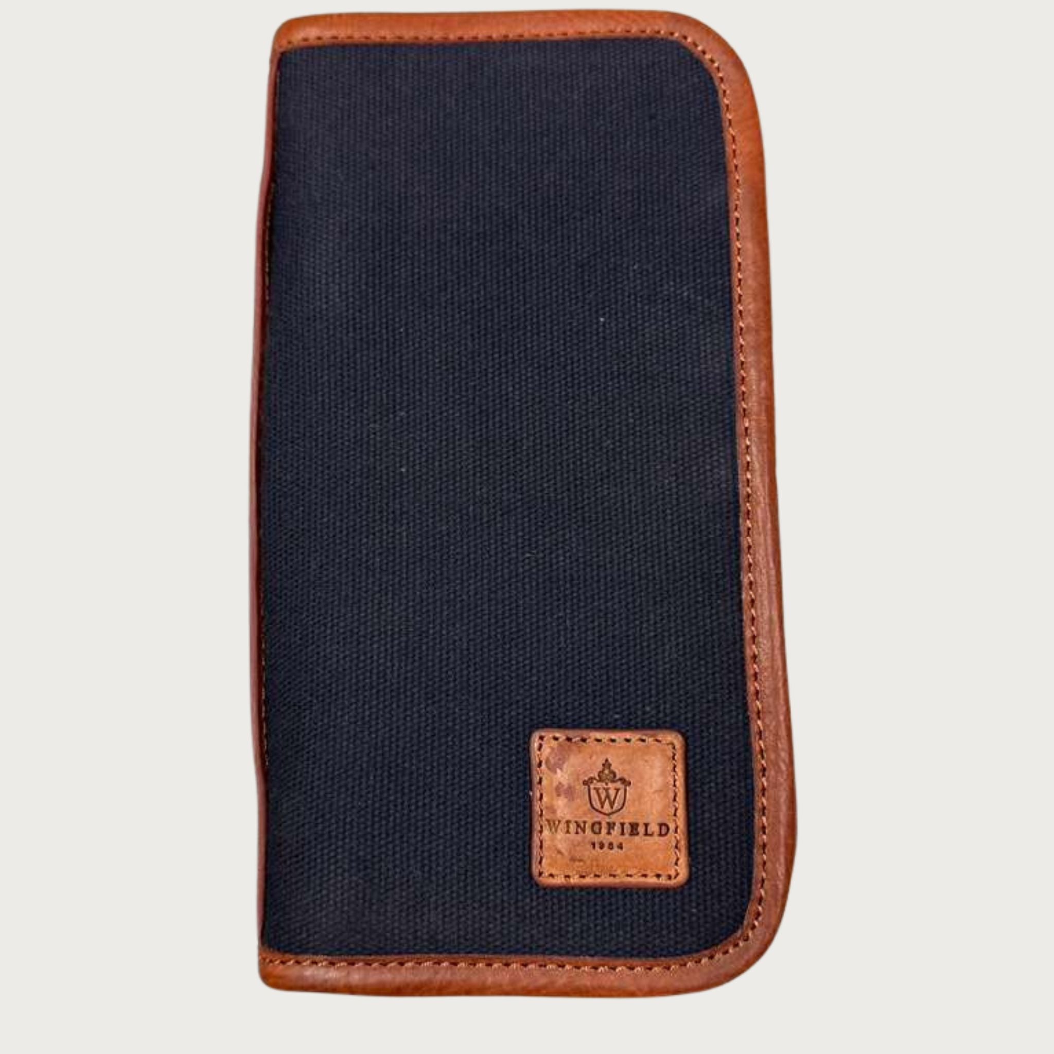 Wingfield Canvas Passport Wallet – Handcrafted Leather by OAK & ELK