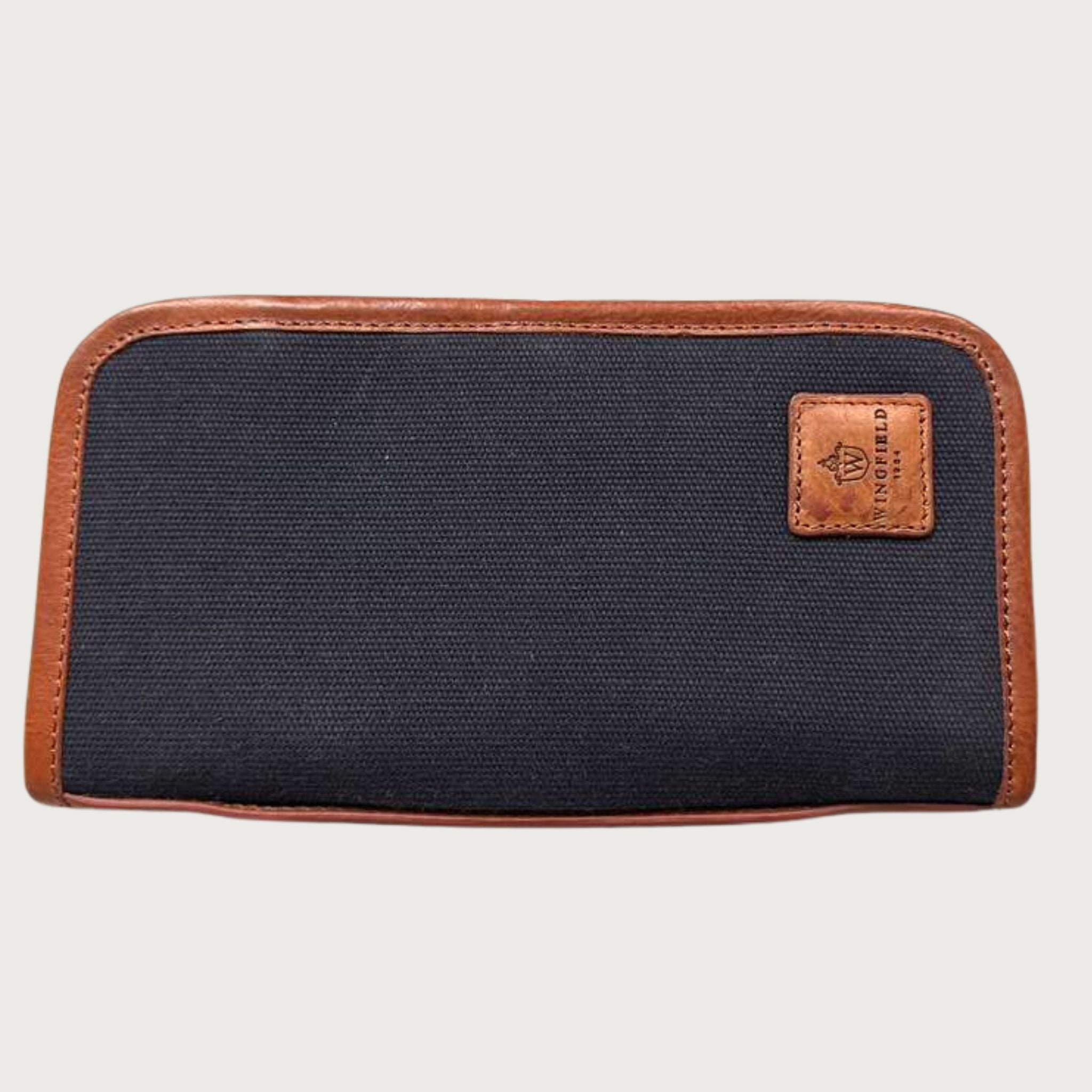 Wingfield Canvas Passport Wallet – Handcrafted Leather by OAK & ELK