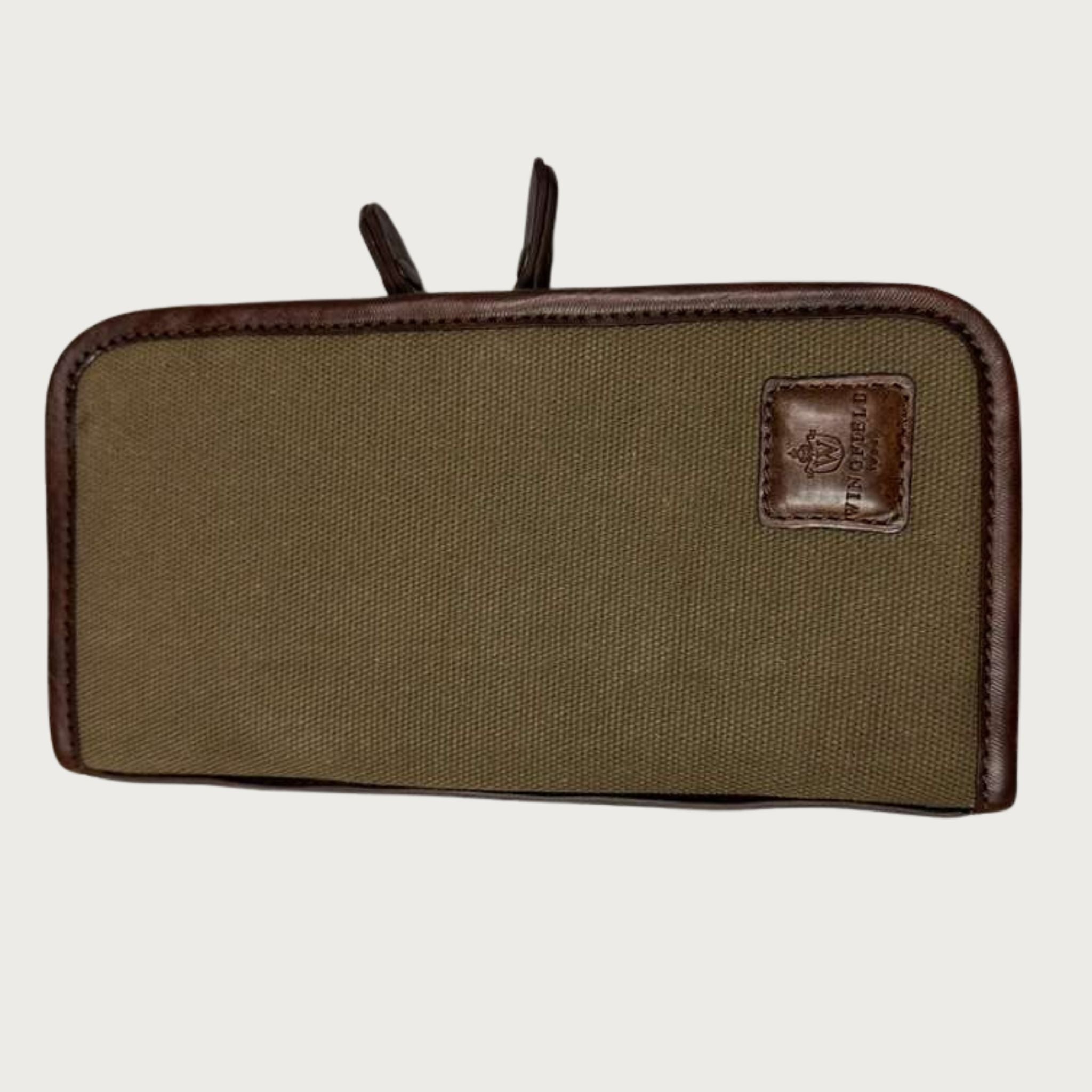 Wingfield Canvas Passport Wallet – Handcrafted Leather by OAK & ELK