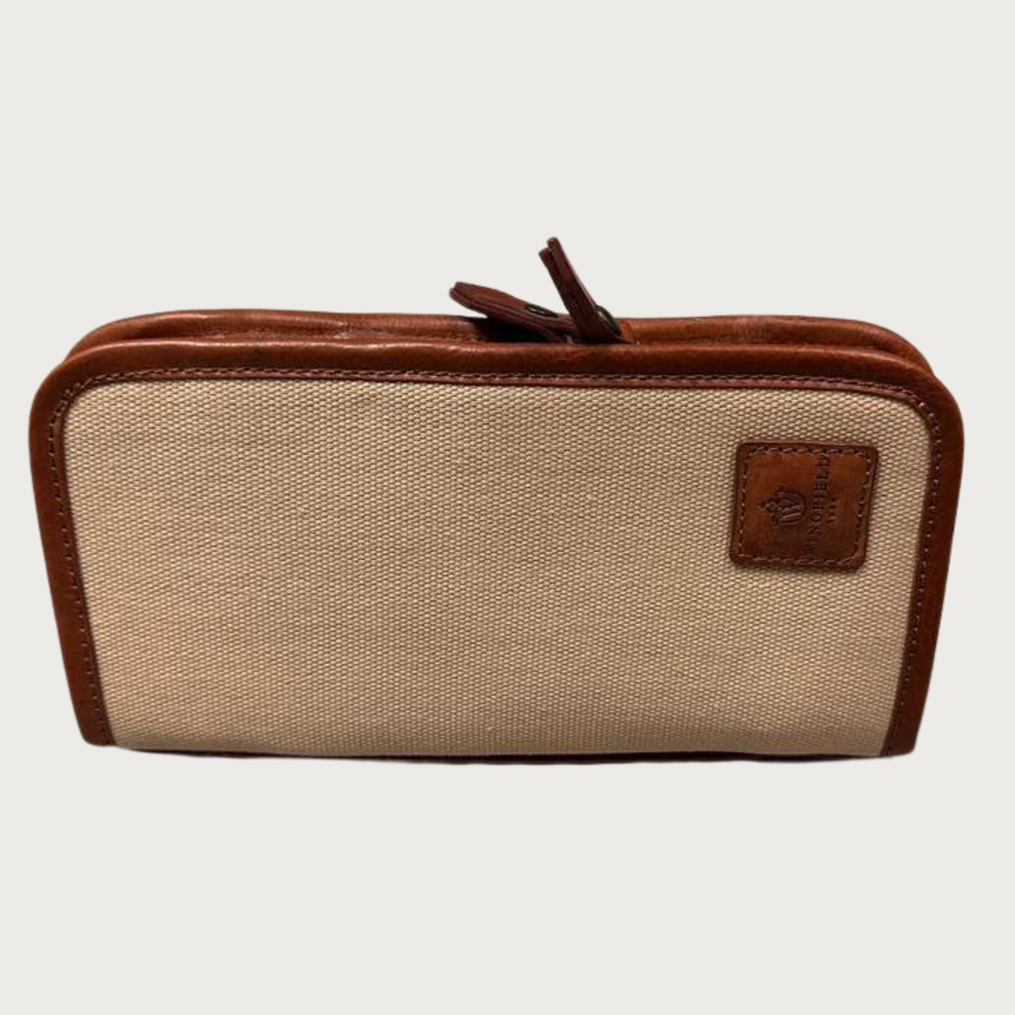 Wingfield Canvas Passport Wallet – Handcrafted Leather by OAK & ELK