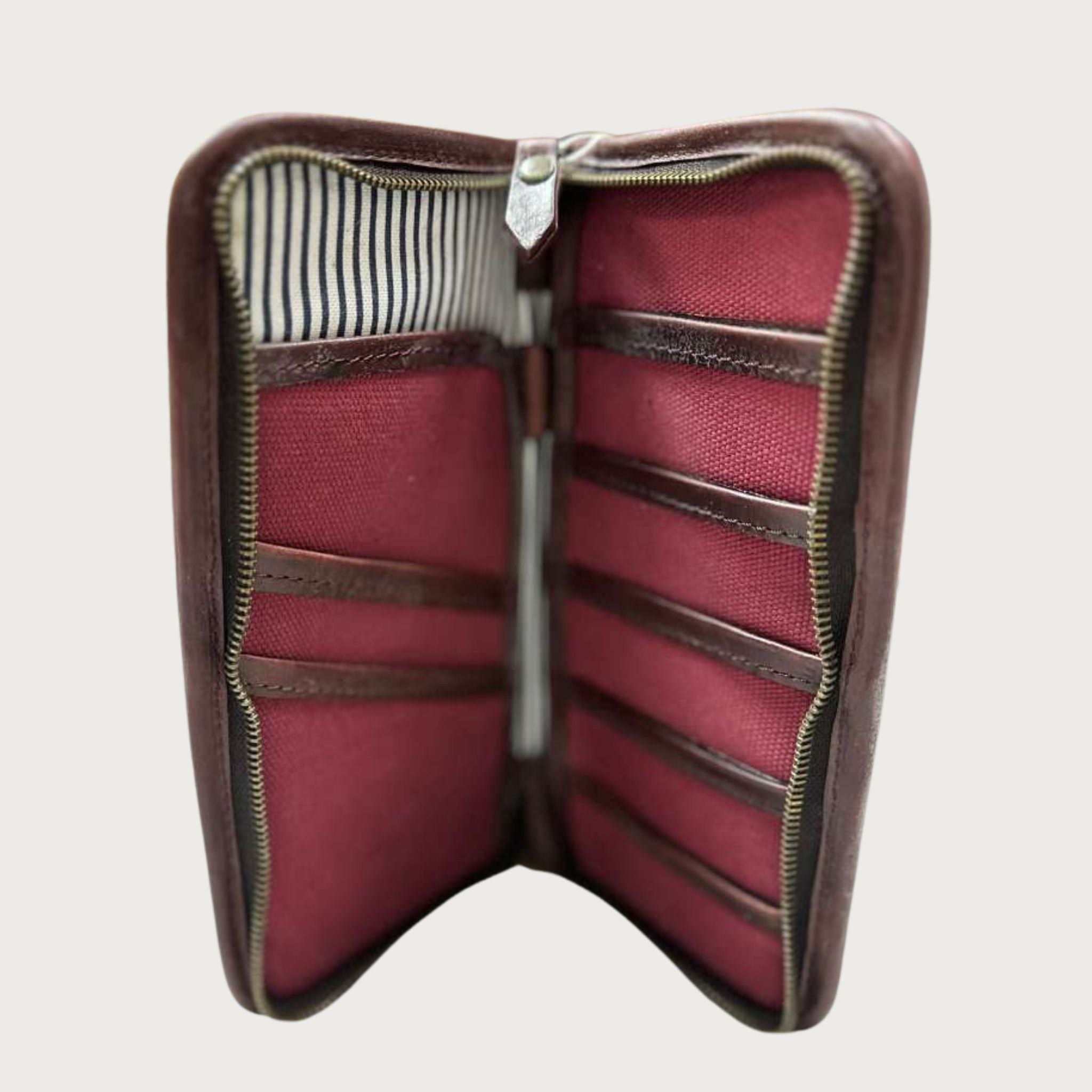 Wingfield Canvas Passport Wallet – Handcrafted Leather by OAK & ELK