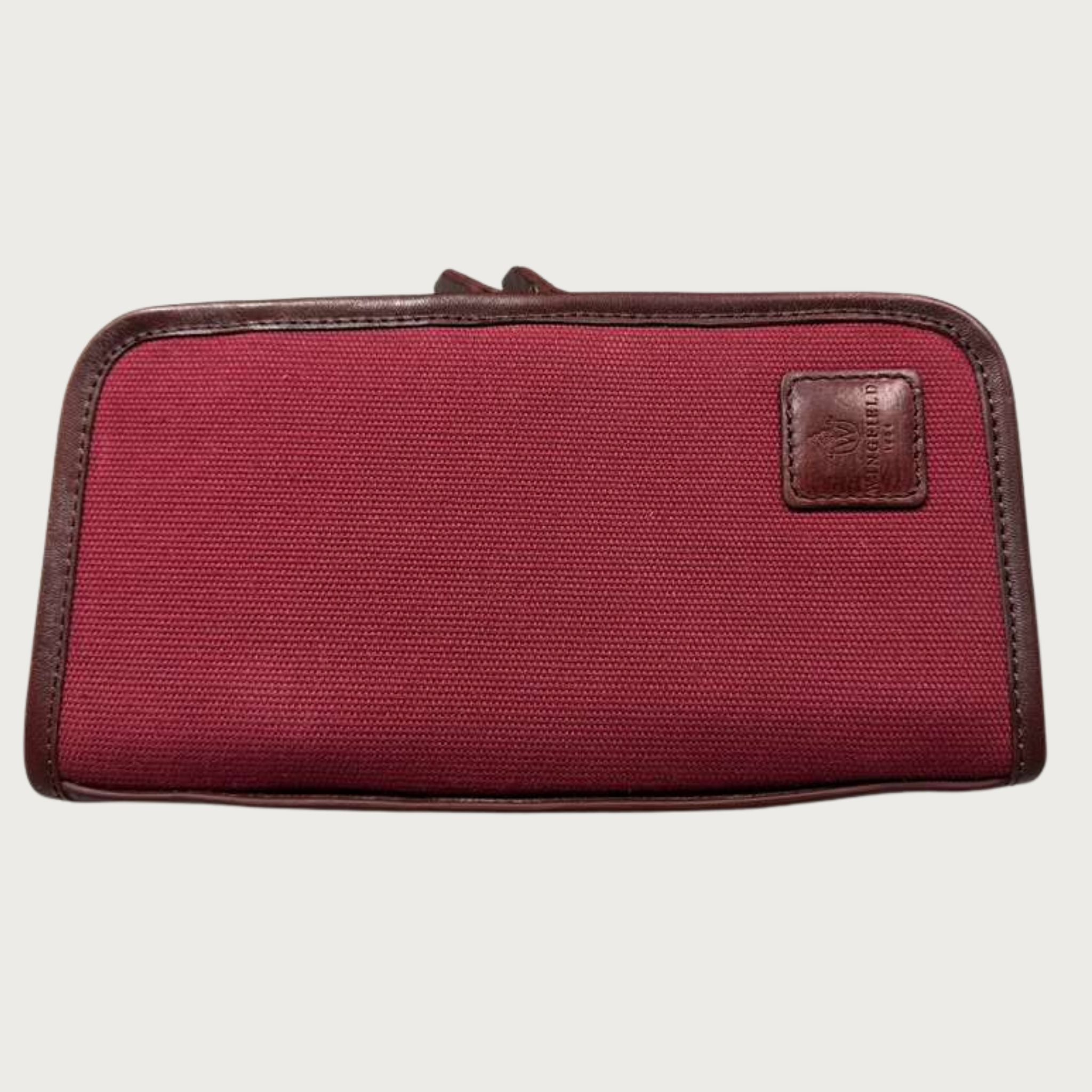 Wingfield Canvas Passport Wallet – Handcrafted Leather by OAK & ELK