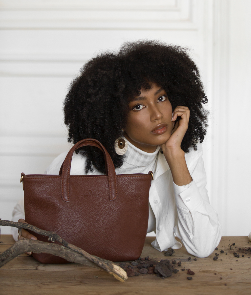 Cognac Crossbody Bag Oak & Elk