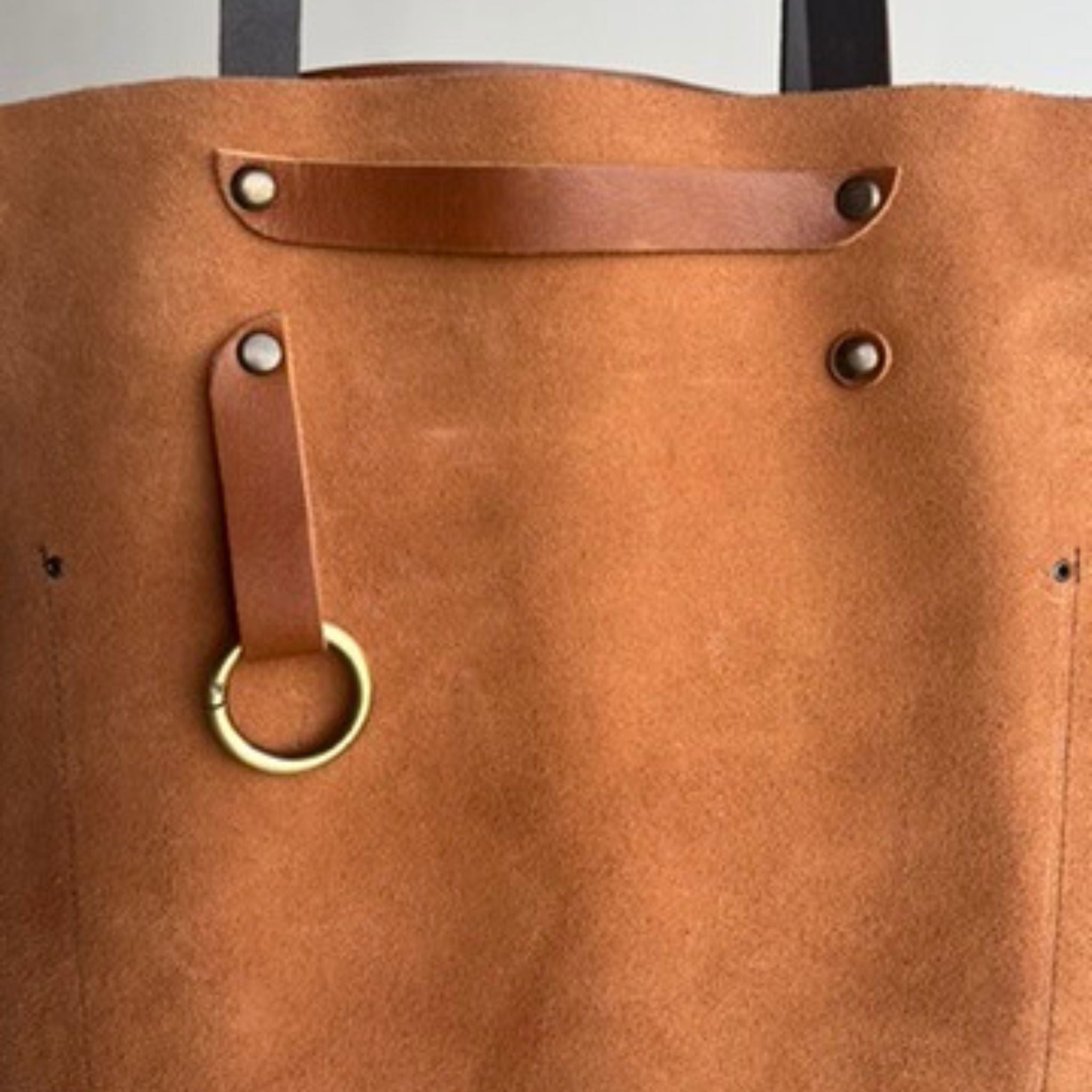 Full grain leather tote bag – Classic design by OAK & ELK, unlined, spacious, handmade and perfect for everyday use