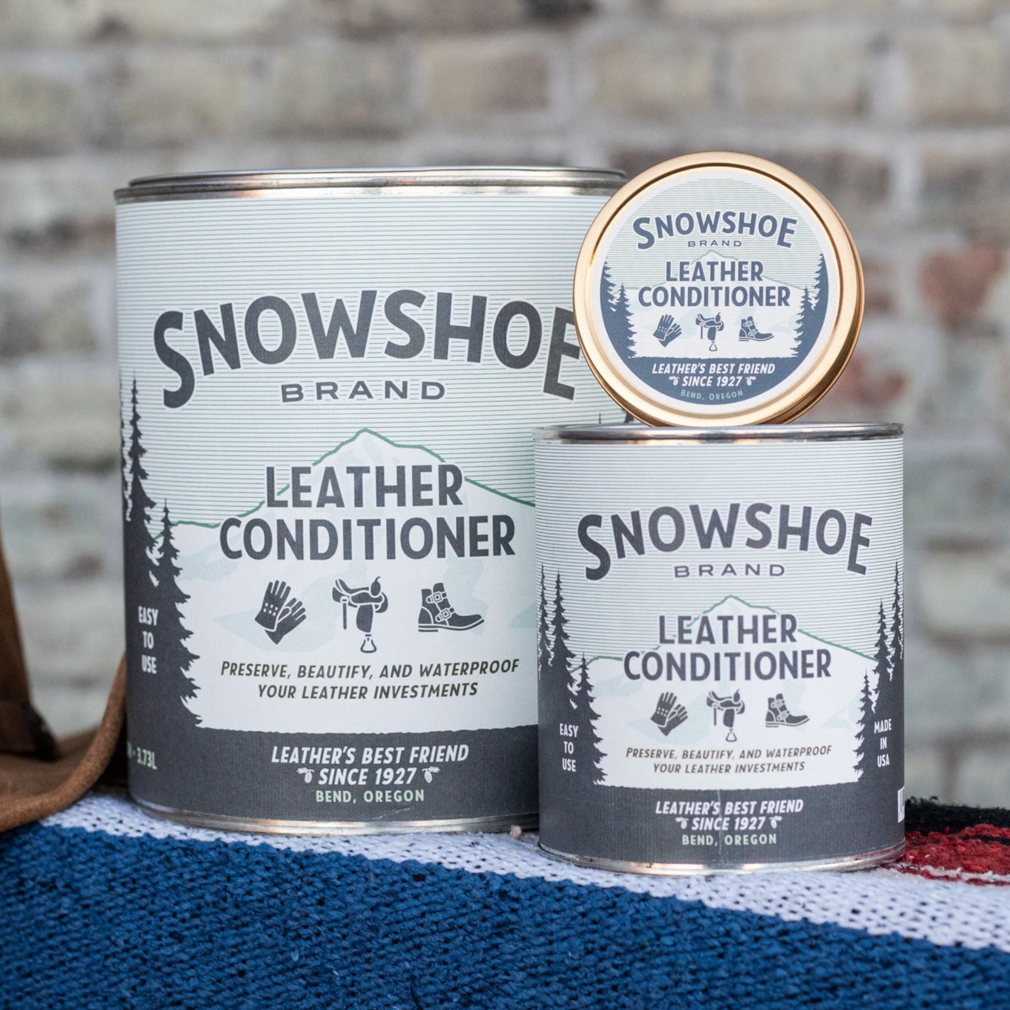 Snowshoe Leather Conditioner - 4oz Tin – Handcrafted Leather by OAK & ELK