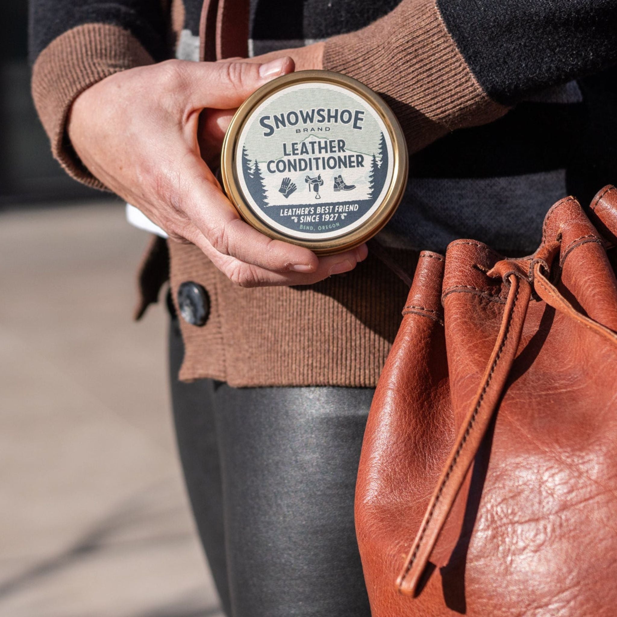 Snowshoe Leather Conditioner - 4oz Tin – Handcrafted Leather by OAK & ELK