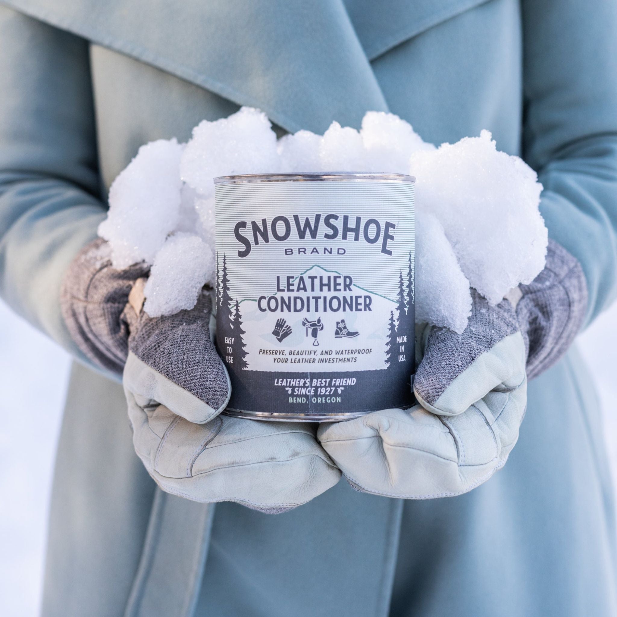 Snowshoe Leather Conditioner - Quart – Handcrafted Leather by OAK & ELK