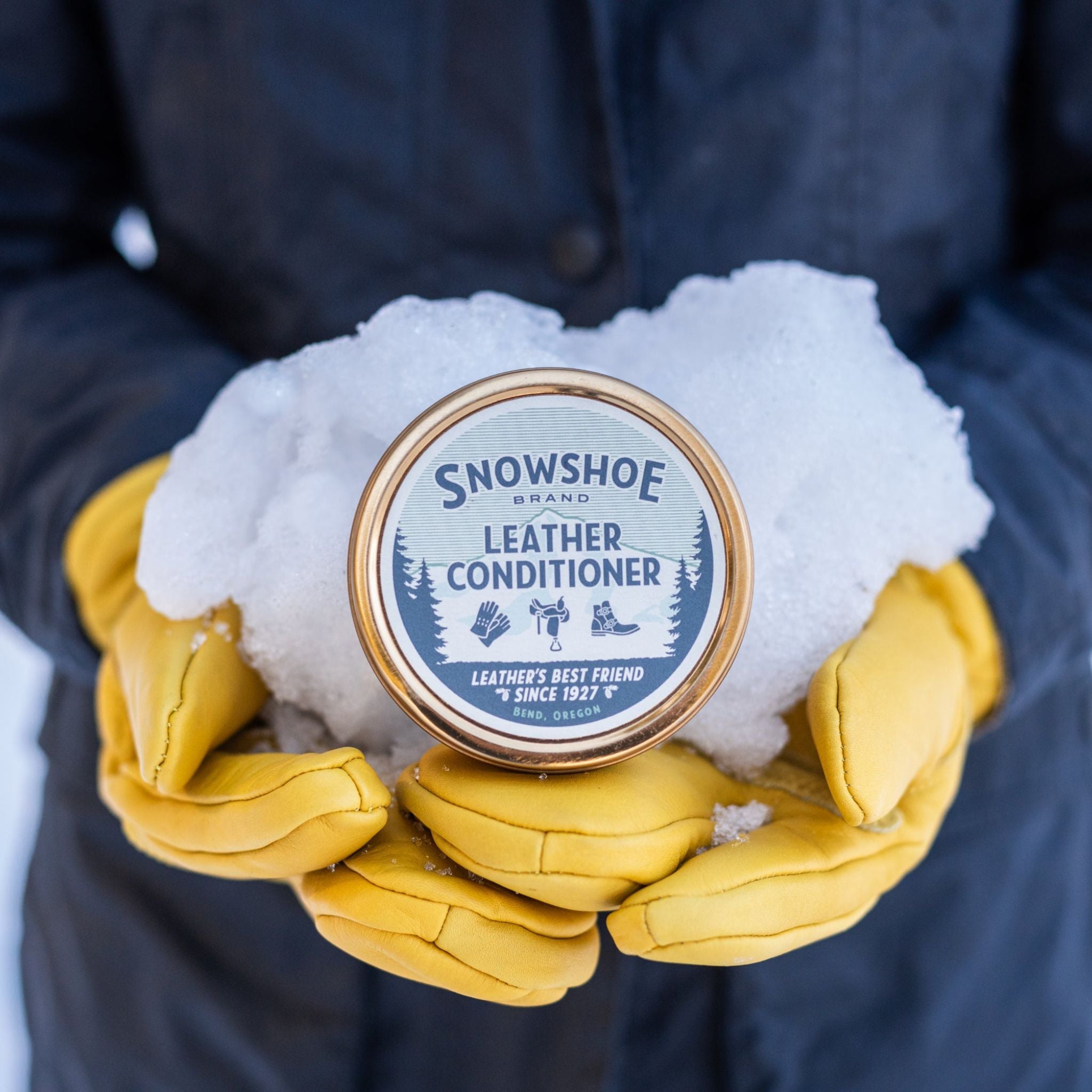 Snowshoe Leather Conditioner - 4oz Tin – Handcrafted Leather by OAK & ELK