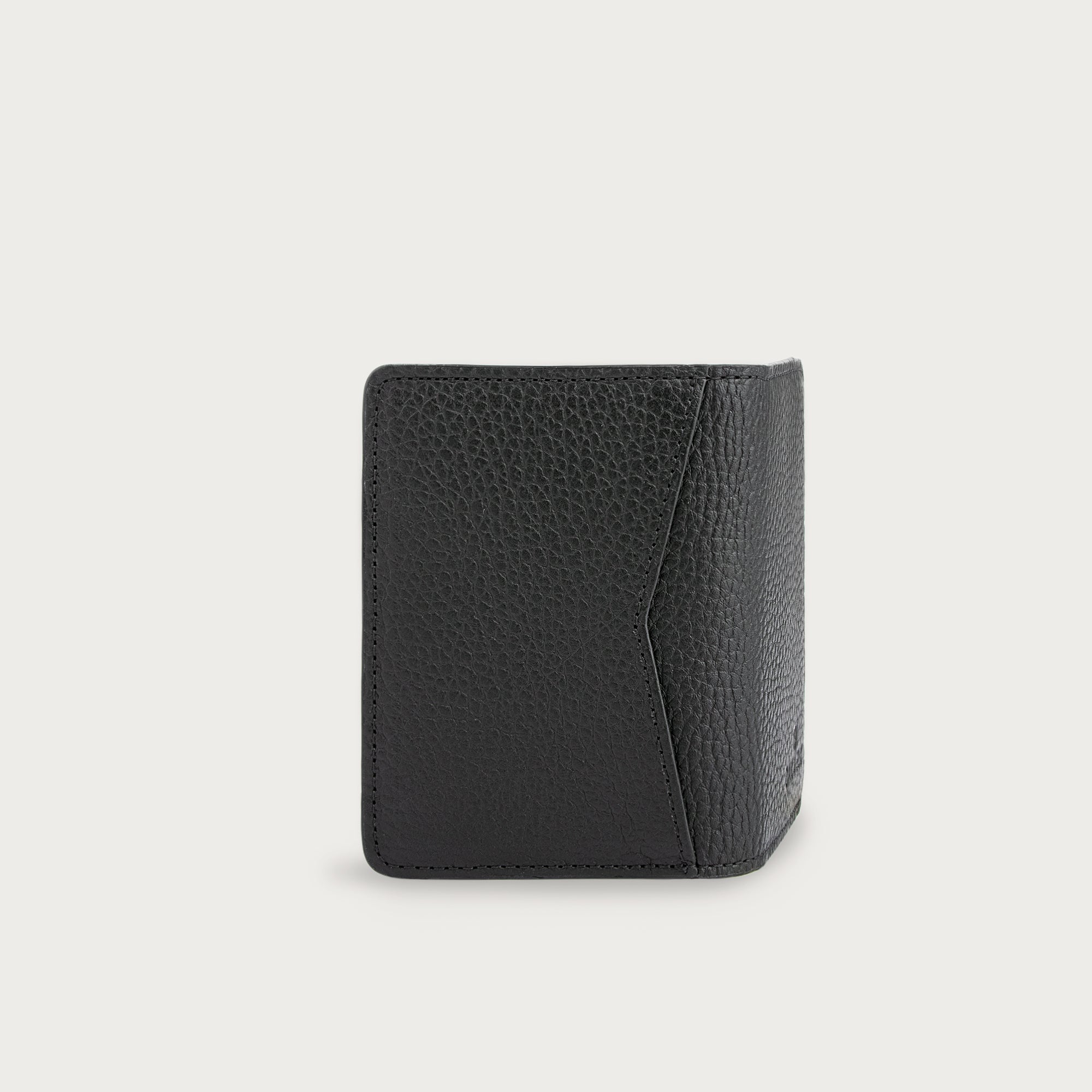Slim leather pocket organizer with card slots and central pocket — ideal for minimalist everyday carry. OAK & ELK.
