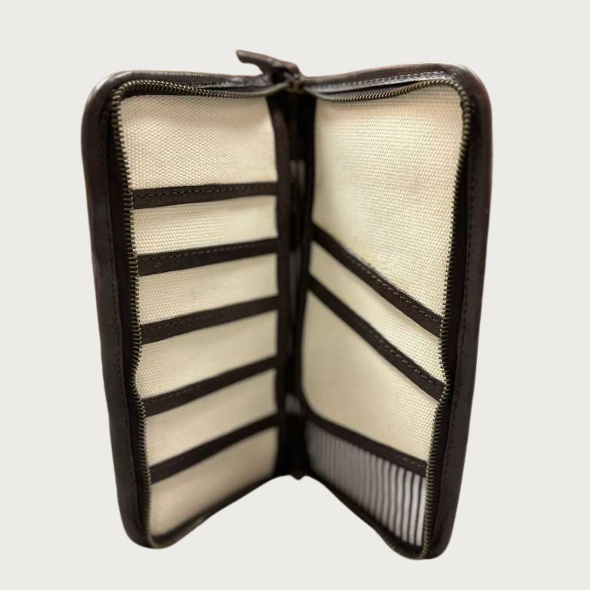 Wingfield Canvas Passport Wallet – Handcrafted Leather by OAK & ELK