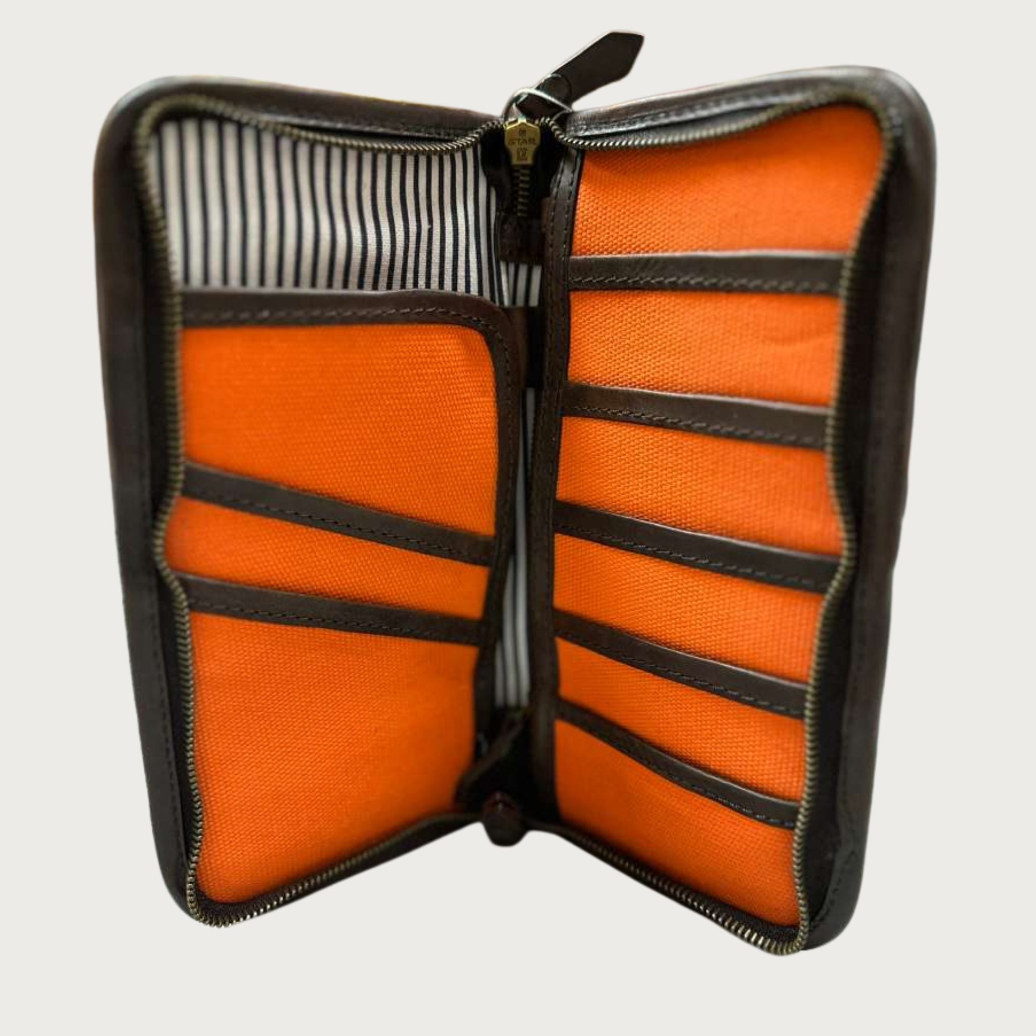 Wingfield Canvas Passport Wallet – Handcrafted Leather by OAK & ELK