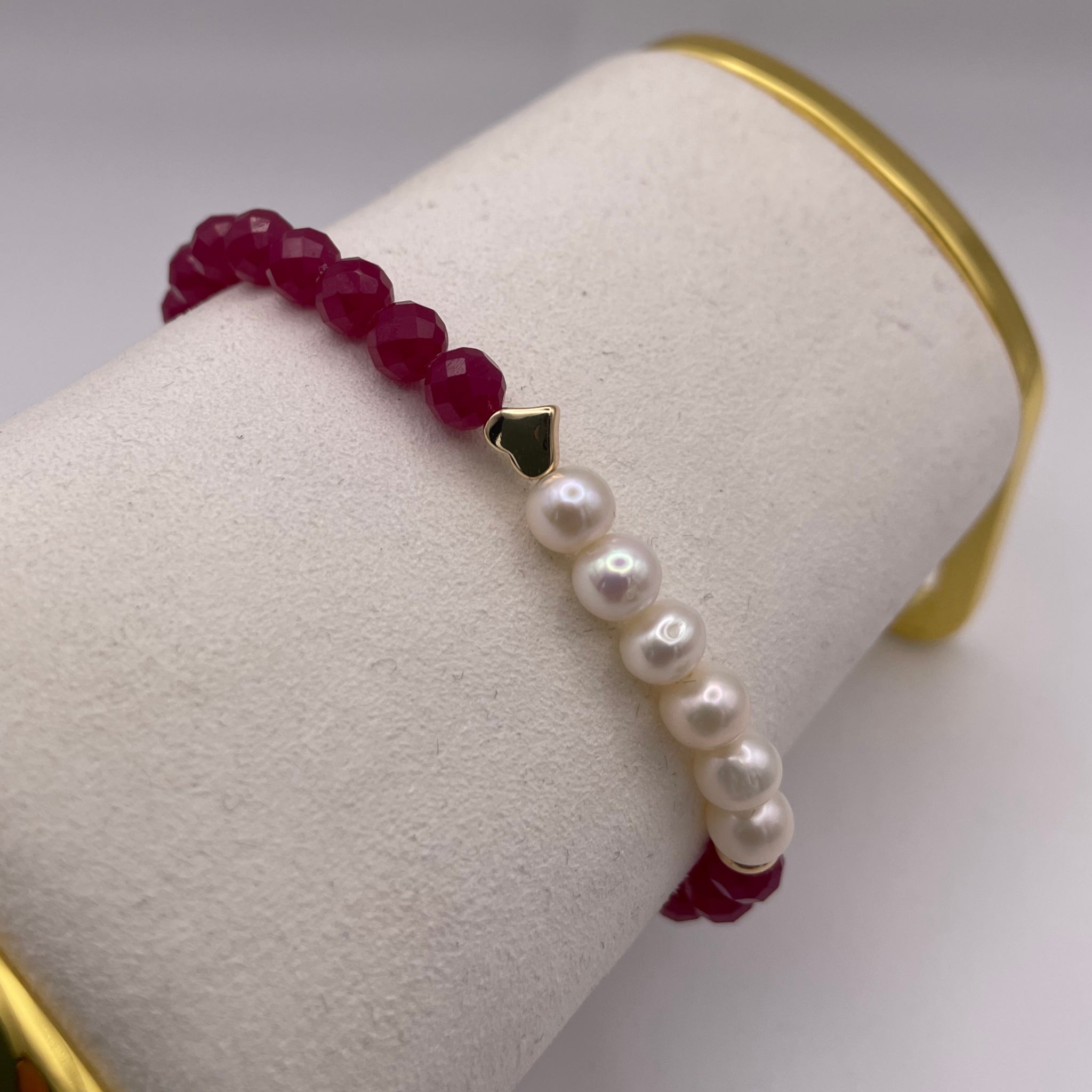 Ruby Pearl Bracelet - OAK & ELK