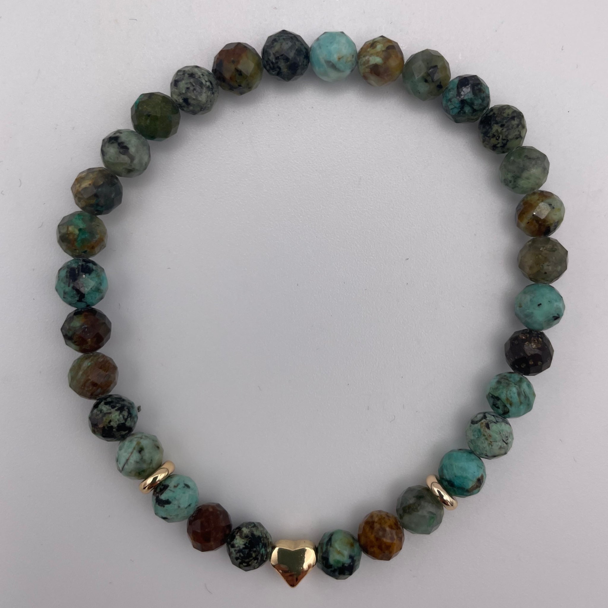 Turquoise Heart Bracelet - OAK & ELK
