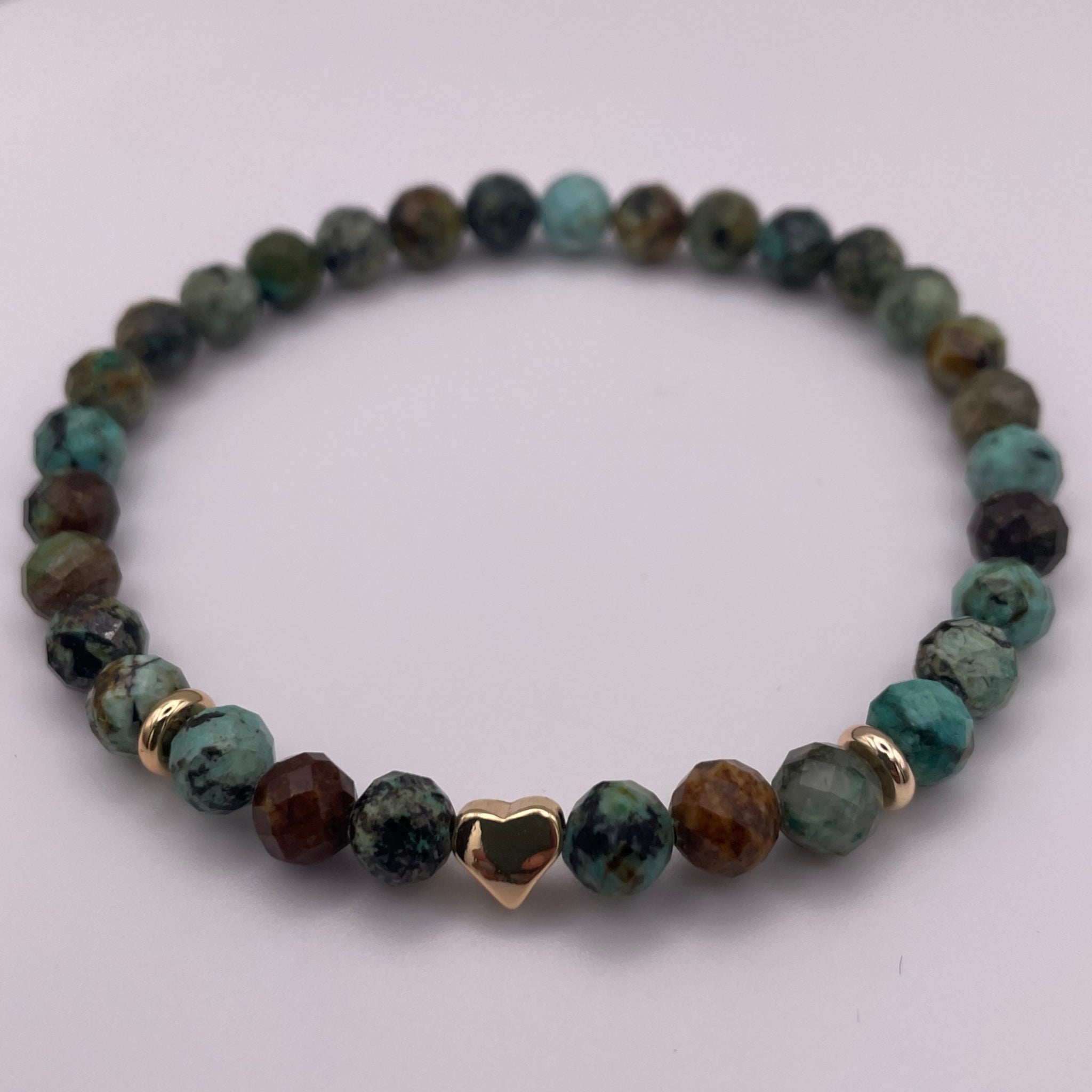 Turquoise Heart Bracelet - OAK & ELK