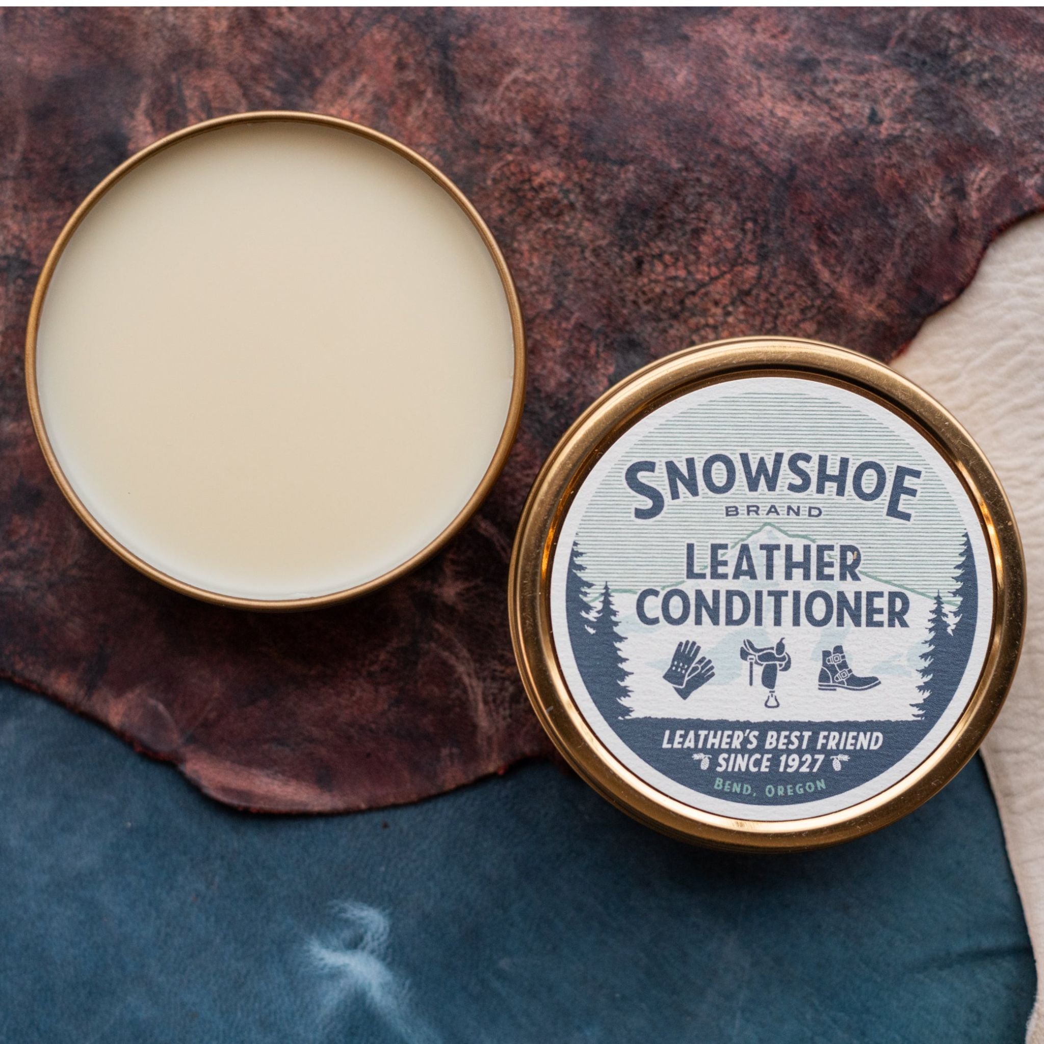 Snowshoe Leather Conditioner - 4oz Tin – Handcrafted Leather by OAK & ELK