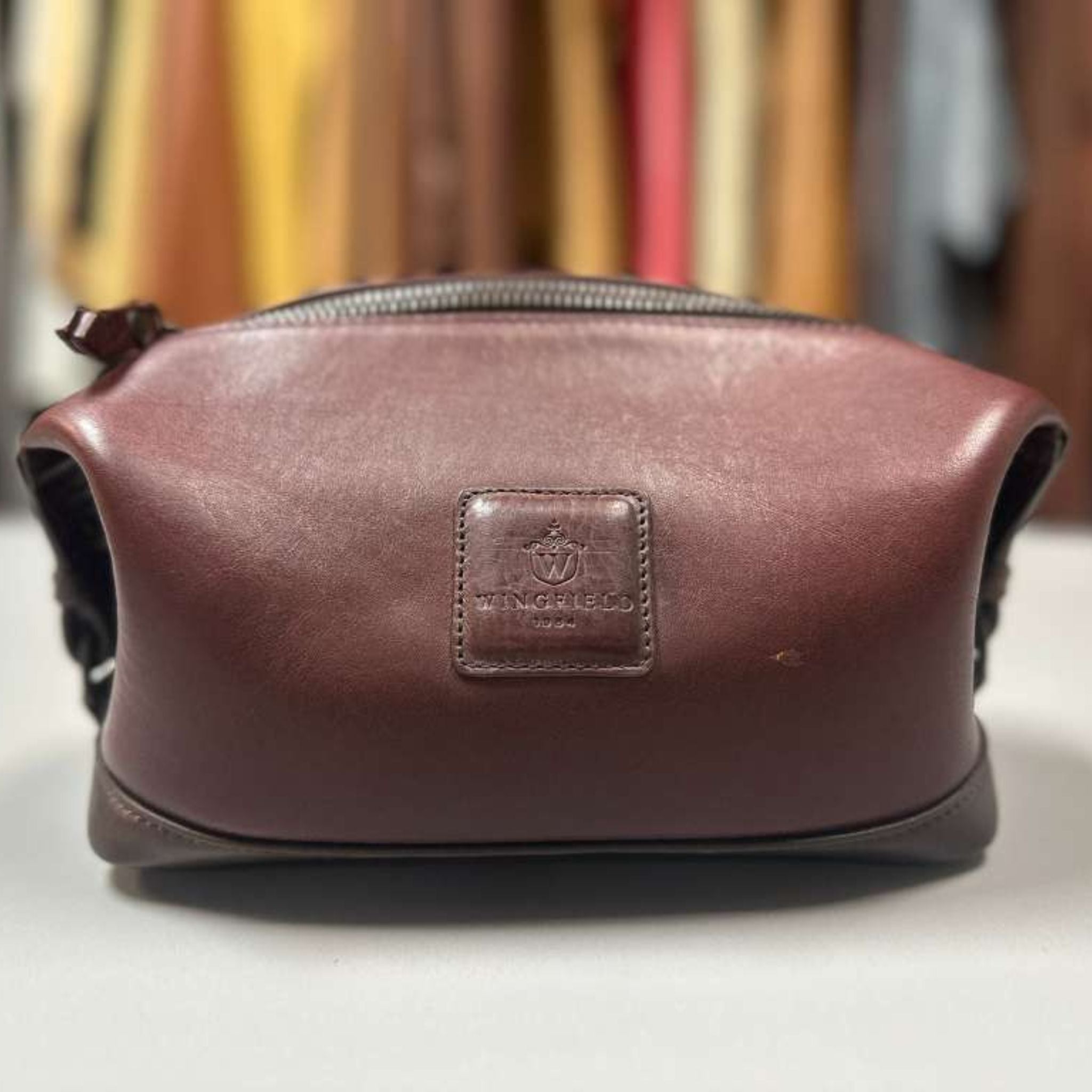 Wingfield Leather Dopp Kit – Handcrafted Leather by OAK & ELK