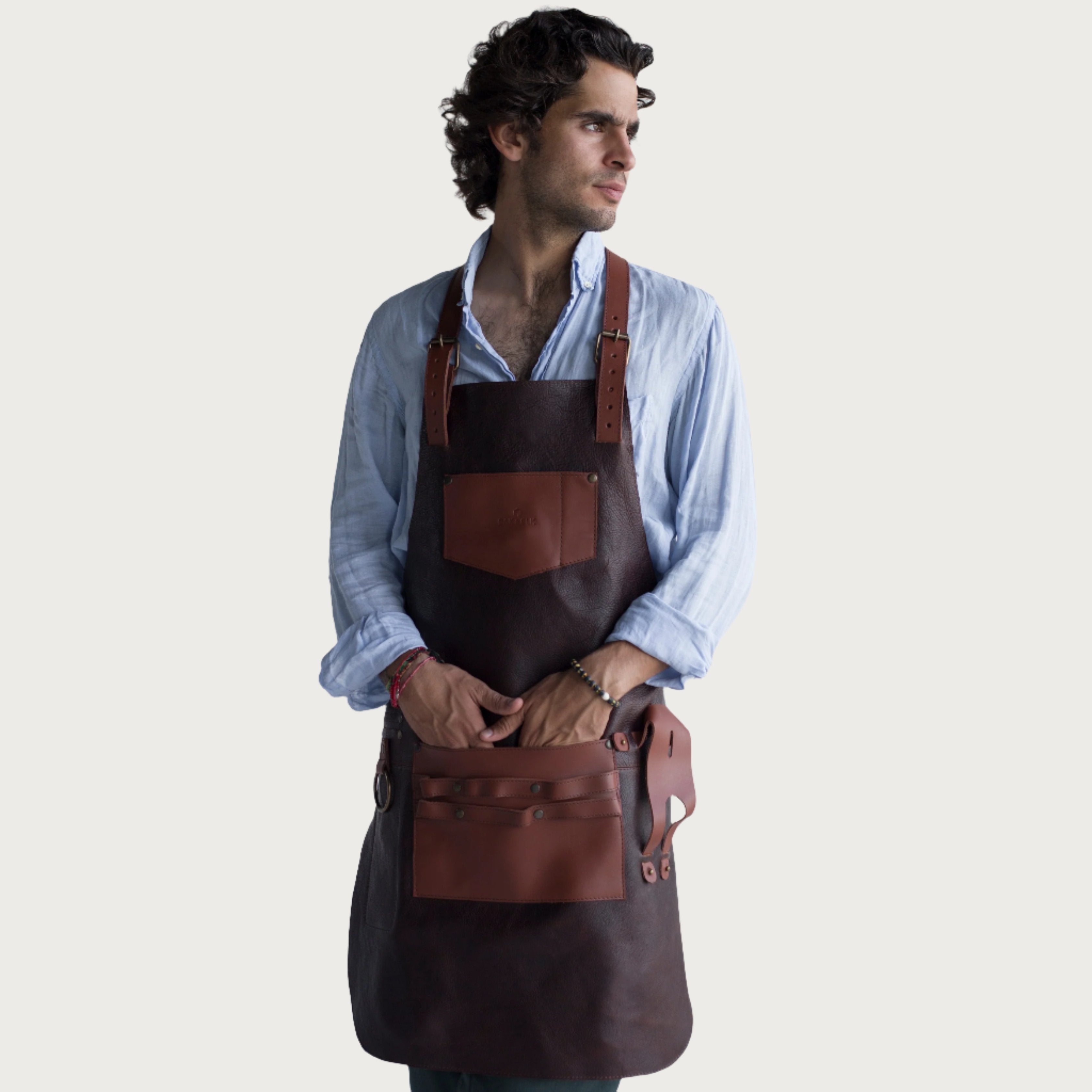 Max Leather Apron - OAK & ELK