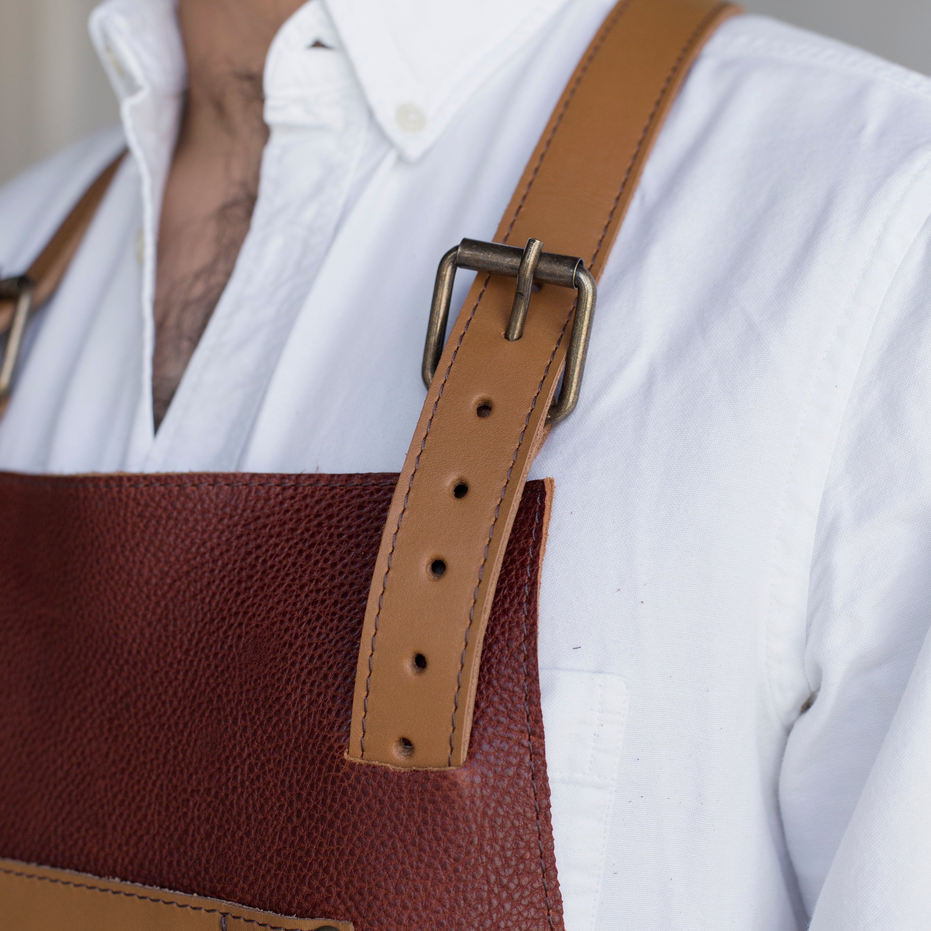 Max Leather Apron - OAK & ELK