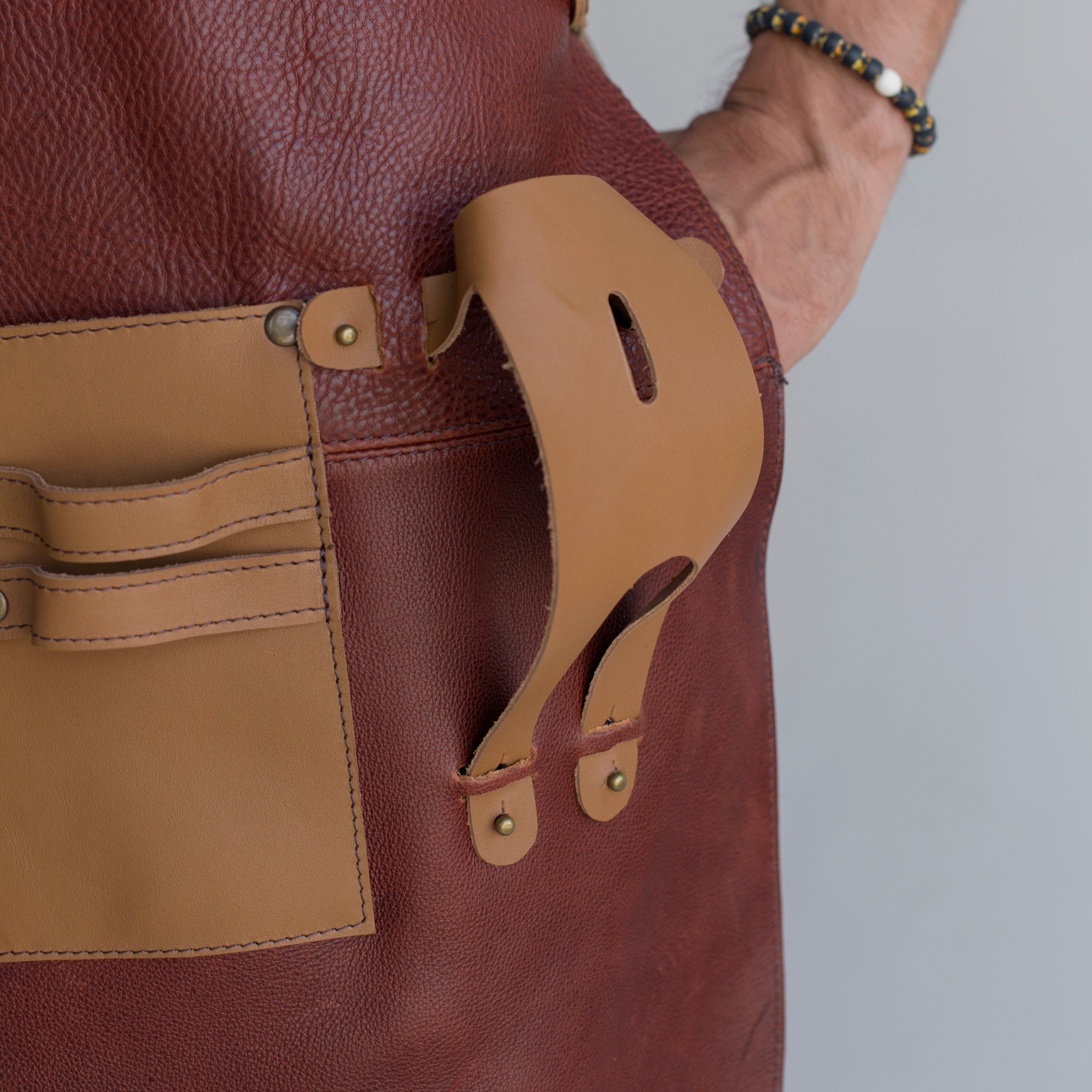 Max Leather Apron - OAK & ELK