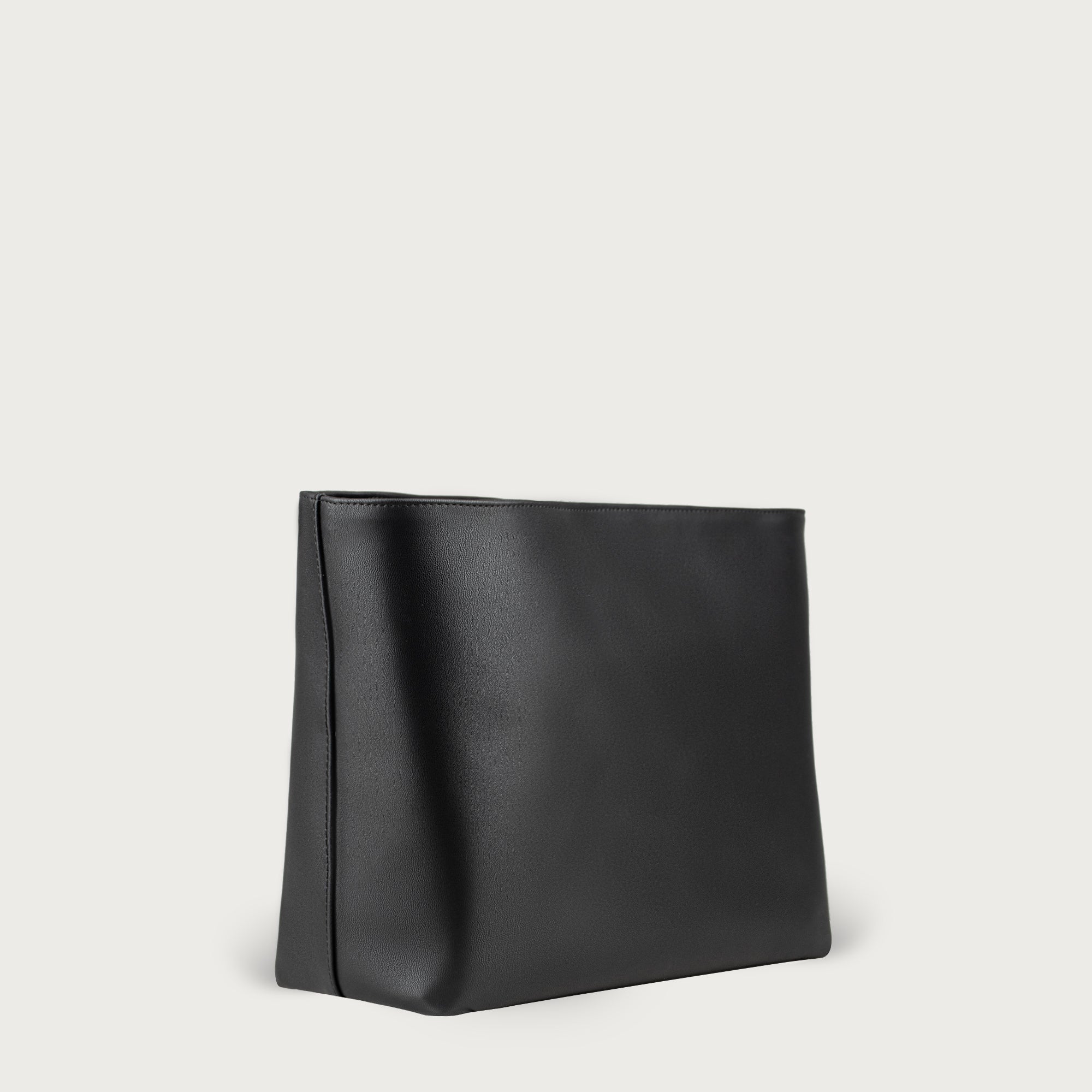  Vegan Leather Handbag Organizer in Dark Beige Color